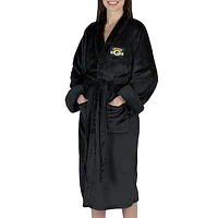 Women's The Northwest Group Black Green Bay Packers Rollout Silk Touch Robe