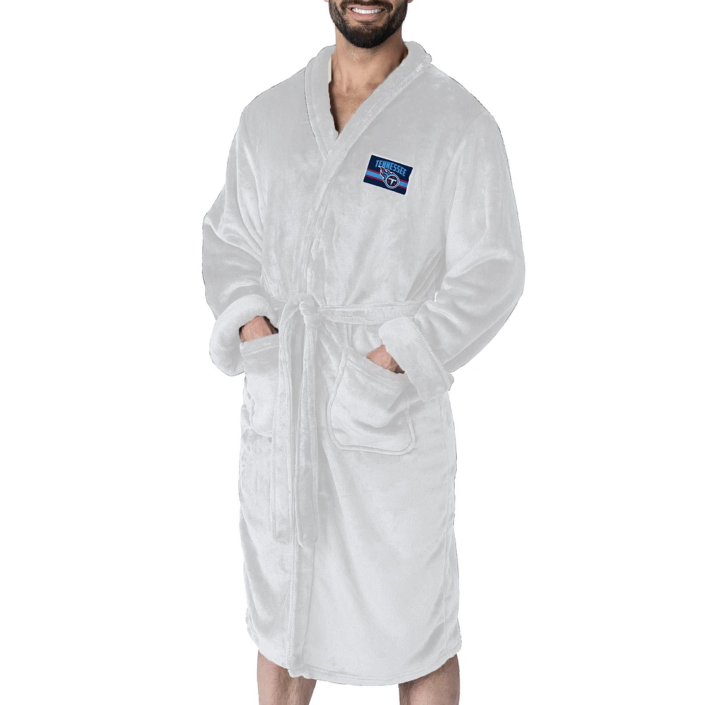 Men's The Northwest Group White Tennessee Titans Rollout Silk Touch Robe