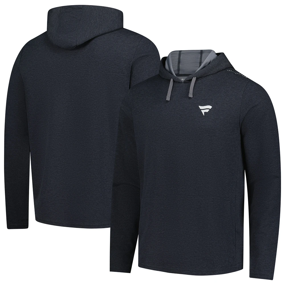 Men's TravisMathew Heather Fanatics Corporate Upgraded Tech Pullover Hoodie