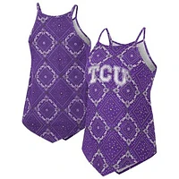 Women's Colosseum  Purple TCU Horned Frogs Wrangler Bandana Tank Top