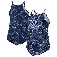 Women's Colosseum  Navy Arizona Wildcats Wrangler Bandana Tank Top
