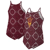 Women's Colosseum  Maroon Arizona State Sun Devils Wrangler Bandana Tank Top
