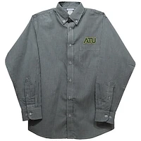 Infant Vive La Fete Green Arkansas Tech Gingham Button-Down Long Sleeve Shirt