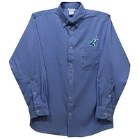 Infant Vive La Fete Blue Cal State San Bernardino Coyotes Gingham Button-Down Long Sleeve Shirt