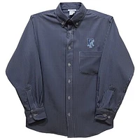Infant Vive La Fete Navy Rhode Island Rams Gingham Button-Down Long Sleeve Shirt