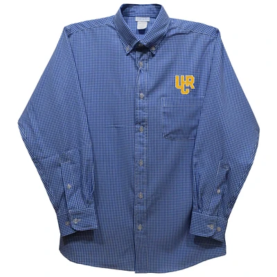 Infant Vive La Fete Blue UC Riverside Highlanders Gingham Button-Down Long Sleeve Shirt