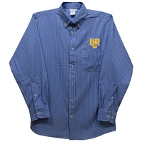 Infant Vive La Fete Blue UC Riverside Highlanders Gingham Button-Down Long Sleeve Shirt