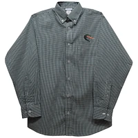 Infant Vive La Fete Green UAB Blazers Gingham Button-Down Long Sleeve Shirt