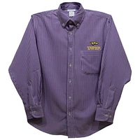 Infant Vive La Fete Purple Wisconsin-Stevens Point Pointers Gingham Button-Down Long Sleeve Shirt