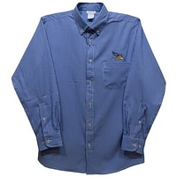 Toddler Vive La Fete Blue Cal State Bakersfield Roadrunners Gingham Button-Down Long Sleeve Shirt