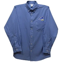 Toddler Vive La Fete Royal Delaware Fightin' Blue Hens Gingham Button-Down Long Sleeve Shirt