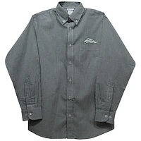 Toddler Vive La Fete Green Eastern New Mexico Greyhounds Gingham Button-Down Long Sleeve Shirt