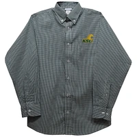 Toddler Vive La Fete Green Kentucky State Thorobreds Gingham Button-Down Long Sleeve Shirt