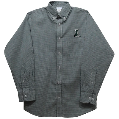 Toddler Vive La Fete Green Loyola Greyhounds Gingham Button-Down Long Sleeve Shirt
