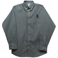 Toddler Vive La Fete Green Loyola Greyhounds Gingham Button-Down Long Sleeve Shirt