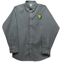 Toddler Vive La Fete Green Southeastern Louisiana Lions Gingham Button-Down Long Sleeve Shirt