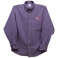 Toddler Vive La Fete Purple Northwestern State Demons Gingham Button-Down Long Sleeve Shirt