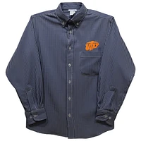 Toddler Vive La Fete Navy UTEP Miners Gingham Button-Down Long Sleeve Shirt
