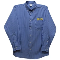 Toddler Vive La Fete Blue Toledo Rockets Gingham Button-Down Long Sleeve Shirt