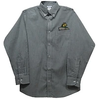 Toddler Vive La Fete Green Wright State Raiders Gingham Button-Down Long Sleeve Shirt