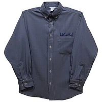 Toddler Vive La Fete Blue Western Washington Vikings Gingham Button-Down Long Sleeve Shirt
