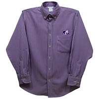 Youth Vive La Fete Purple North Alabama Lions Gingham Button-Down Long Sleeve Shirt
