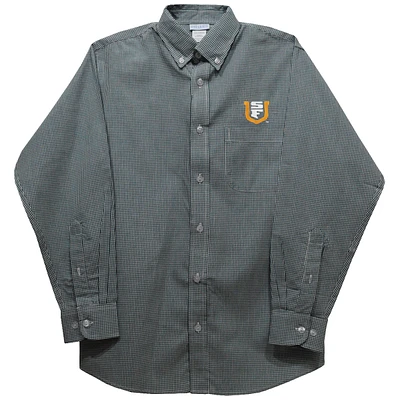 Youth Vive La Fete Green San Francisco Dons Gingham Button-Down Long Sleeve Shirt