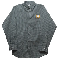 Youth Vive La Fete Green San Francisco Dons Gingham Button-Down Long Sleeve Shirt