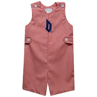 Infant Vive La Fete Red Duquesne Dukes Gingham Jon Romper