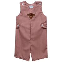 Infant Vive La Fete Crimson Flagler Saints Gingham Jon Romper