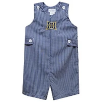Infant Vive La Fete Navy Drexel Dragons Gingham Jon Romper
