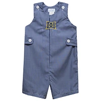 Infant Vive La Fete Navy Drexel Dragons Gingham Jon Romper