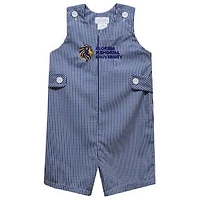 Infant Vive La Fete Blue FMU Lions Gingham Jon Romper
