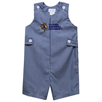 Infant Vive La Fete Blue FMU Lions Gingham Jon Romper
