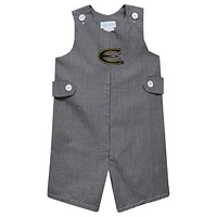 Infant Vive La Fete Black Emporia State Hornets Gingham Jon Romper