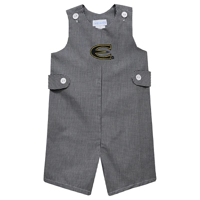 Infant Vive La Fete Black Emporia State Hornets Gingham Jon Romper