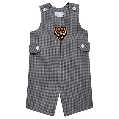 Infant Vive La Fete Black Idaho State Bengals Gingham Jon Romper