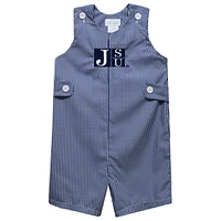 Infant Vive La Fete Royal Jackson State Tigers Gingham Jon Romper