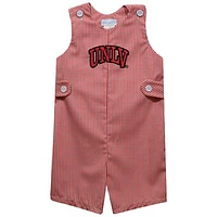 Infant Vive La Fete Scarlet UNLV Rebels Gingham Jon Romper