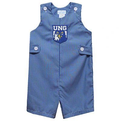 Infant Vive La Fete Blue North Georgia Nighthawks Gingham Jon Romper