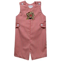 Infant Vive La Fete Red Maryland Terrapins Gingham Jon Romper