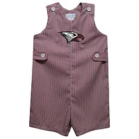 Infant Vive La Fete Maroon North Carolina Central Eagles Gingham Jon Romper