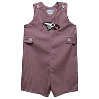 Infant Vive La Fete Maroon North Carolina Central Eagles Gingham Jon Romper
