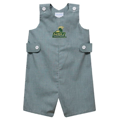 Infant Vive La Fete Green Norfolk State Spartans Gingham Jon Romper