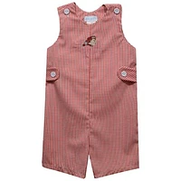 Infant Vive La Fete Red Sacred Heart Pioneers Gingham Jon Romper