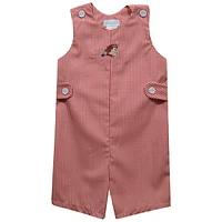 Infant Vive La Fete Red Sacred Heart Pioneers Gingham Jon Romper