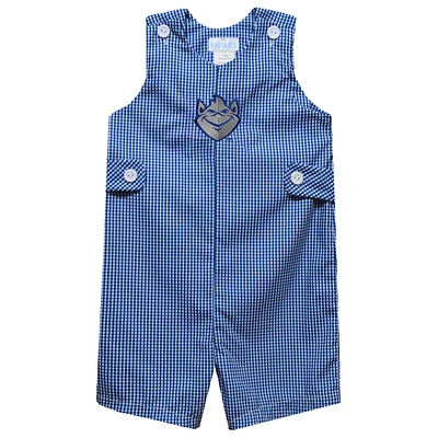 Infant Vive La Fete Blue Saint Louis Billikens Gingham Jon Romper
