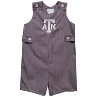 Infant Vive La Fete Maroon Texas A&M Aggies Gingham Jon Romper
