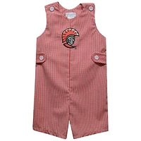 Infant Vive La Fete Red Tampa Spartans Gingham Jon Romper