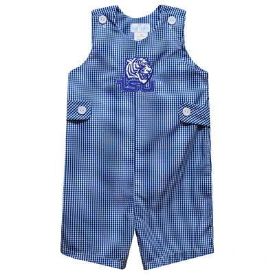 Infant Vive La Fete Royal Tennessee State Tigers Gingham Jon Romper